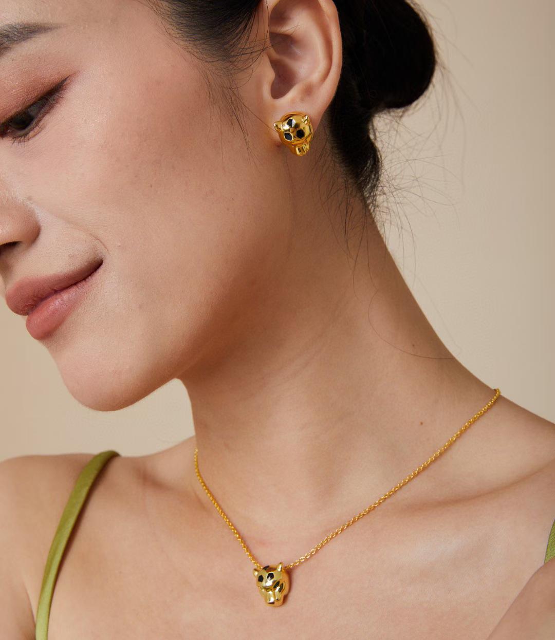 [✨Rose💎】CHRRTAH-PRINT STUD EARRINGS, THREE COLORS