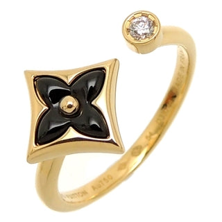 [✨Rose💎]STAR 1 DIAMOND OPEN RING