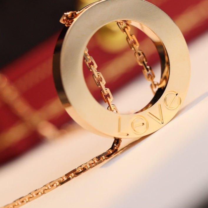 [✨Rose💎] COLLIER AMOUR RÉGLABLE OR ROSE 