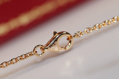 [✨Rose💎] COLLIER AMOUR OR ROSE ET ARGENT 