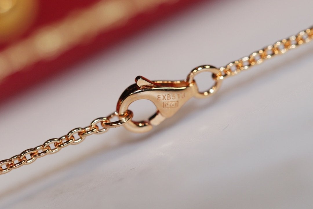 [✨Rose💎] COLLIER AMOUR OR ROSE ET ARGENT 