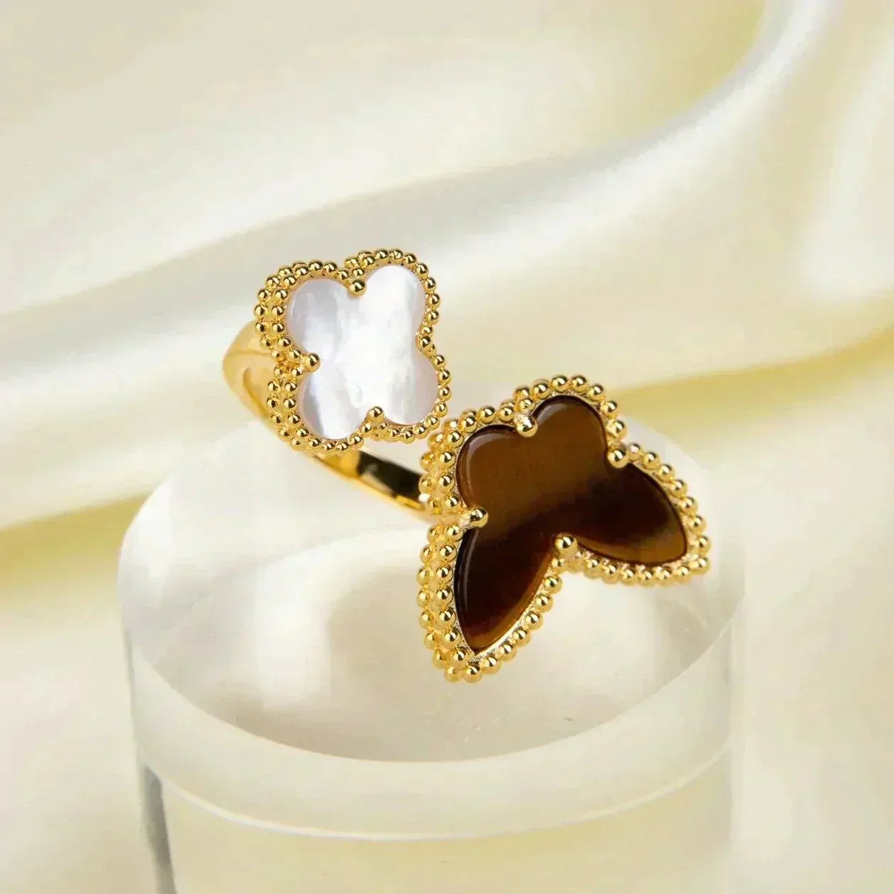 [✨Rose💎]BAGUE CHANCEUSE ENTRE LES DOIGTS