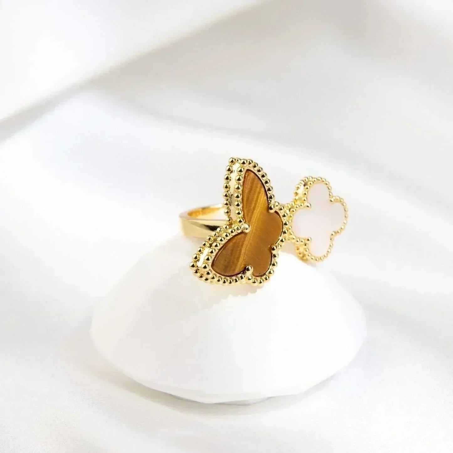 [✨Rose💎]BAGUE CHANCEUSE ENTRE LES DOIGTS