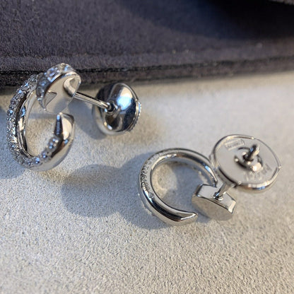 [✨Rose💎]Boucles d'oreilles JUSTE ARGENT DIAMANTS 