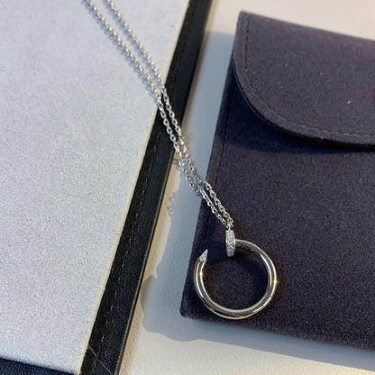 [✨Rose💎]COLLIER JUSTE ARGENT 