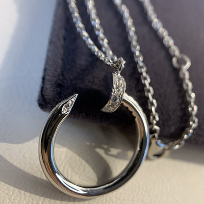 [✨Rose💎]COLLIER JUSTE ARGENT 