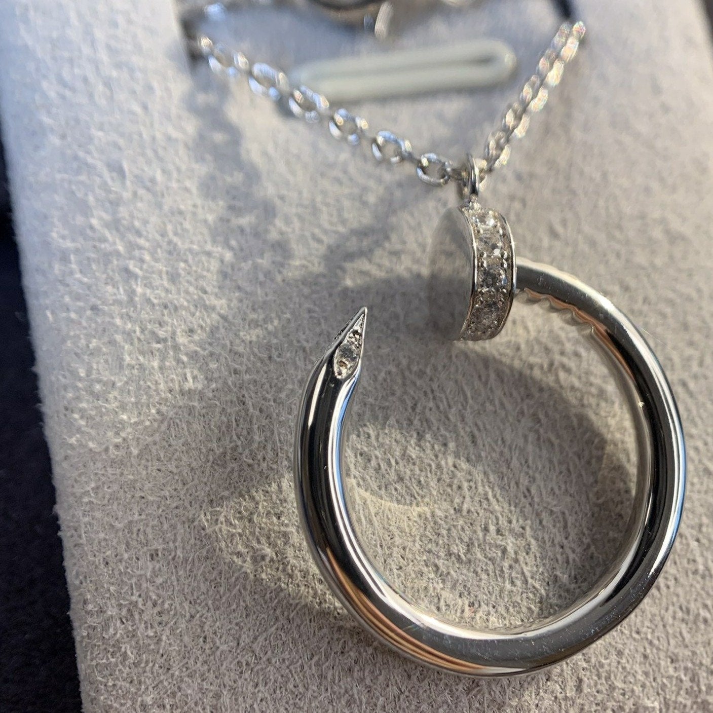 [✨Rose💎]COLLIER JUSTE ARGENT 