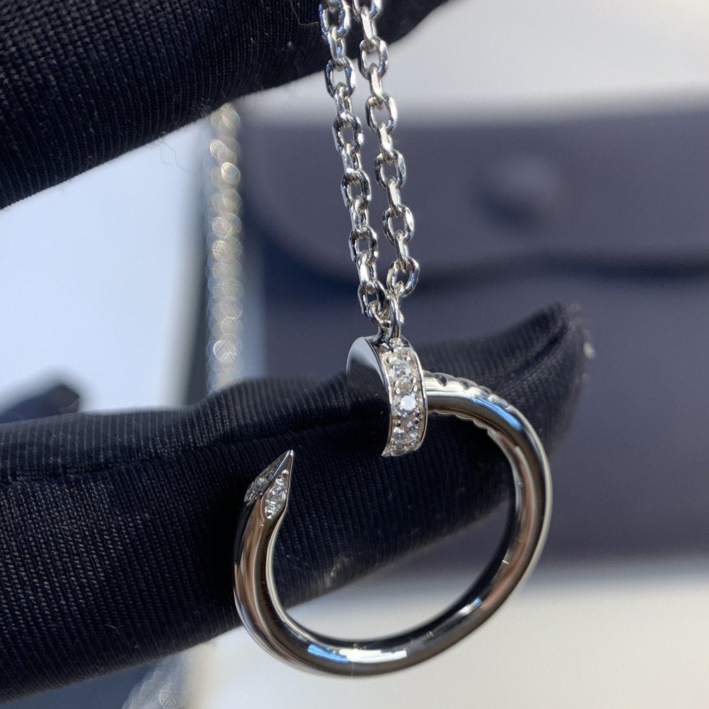 [✨Rose💎]COLLIER JUSTE ARGENT 