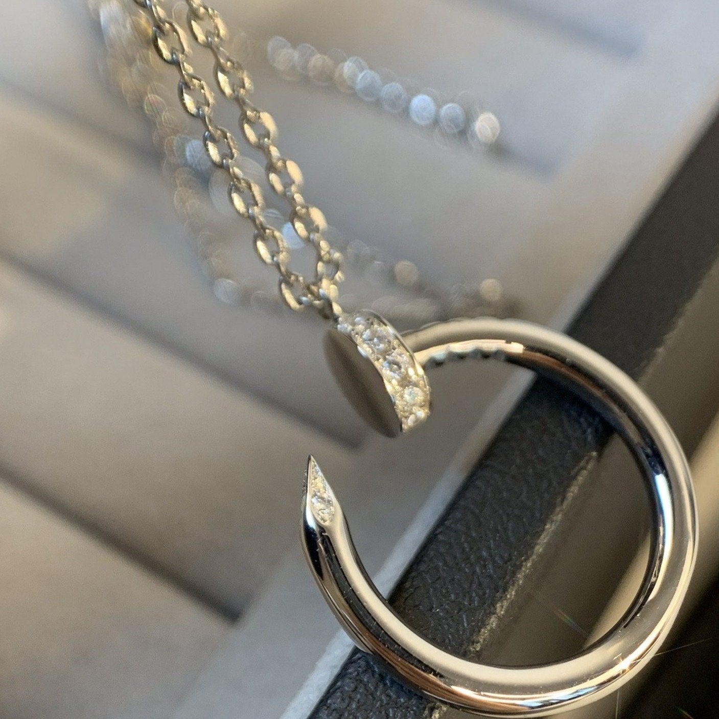 [✨Rose💎]COLLIER JUSTE ARGENT 