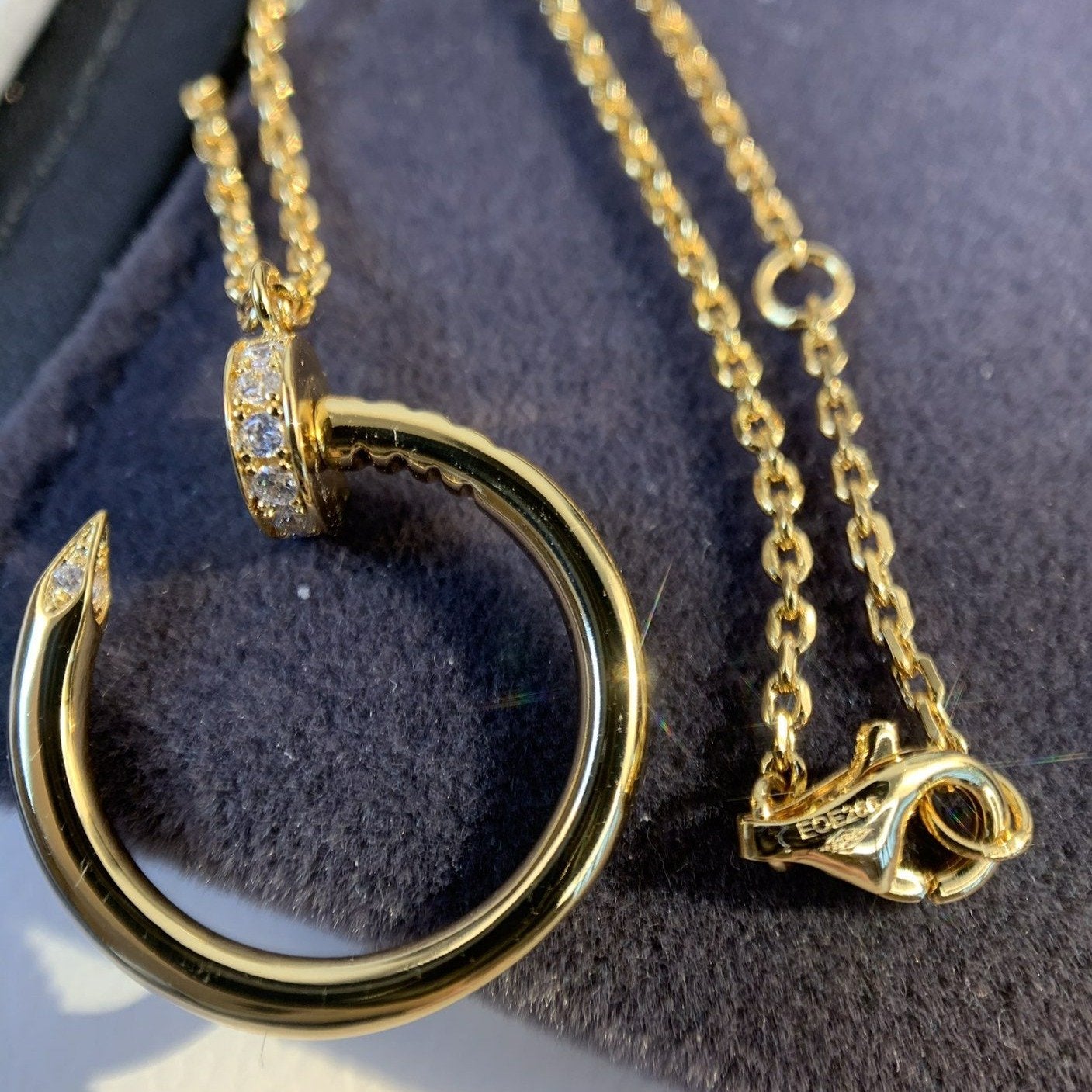 [✨Rose💎]COLLIER JUSTE OR 
