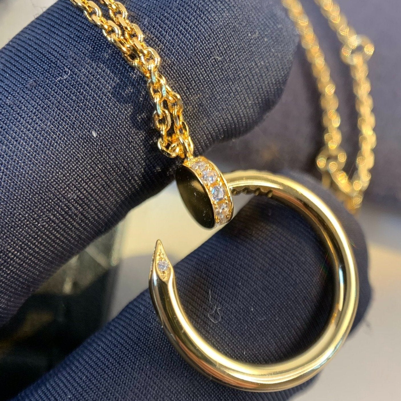 [✨Rose💎]COLLIER JUSTE OR 
