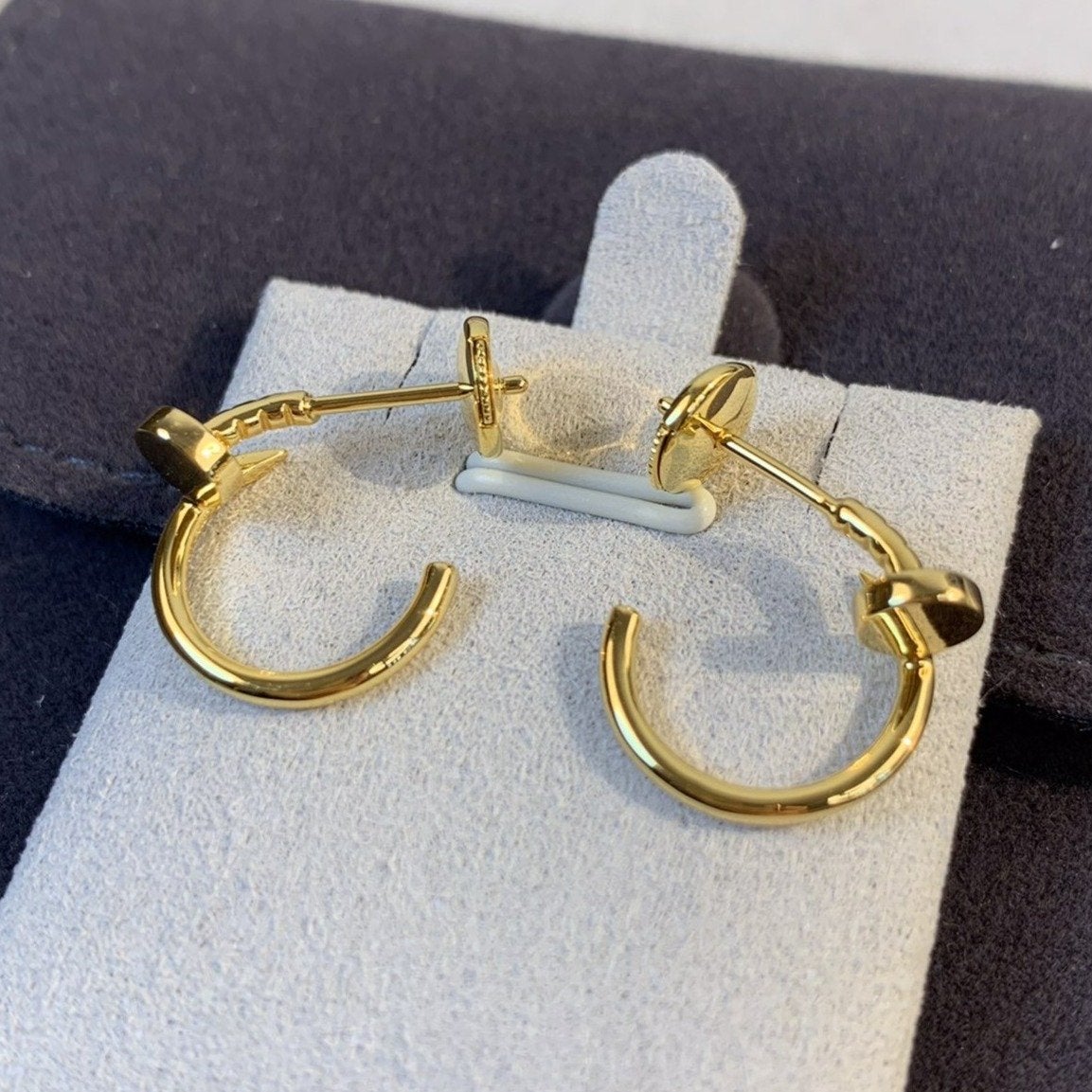 [✨Rose💎]Boucles d'oreilles JUSTE en or 