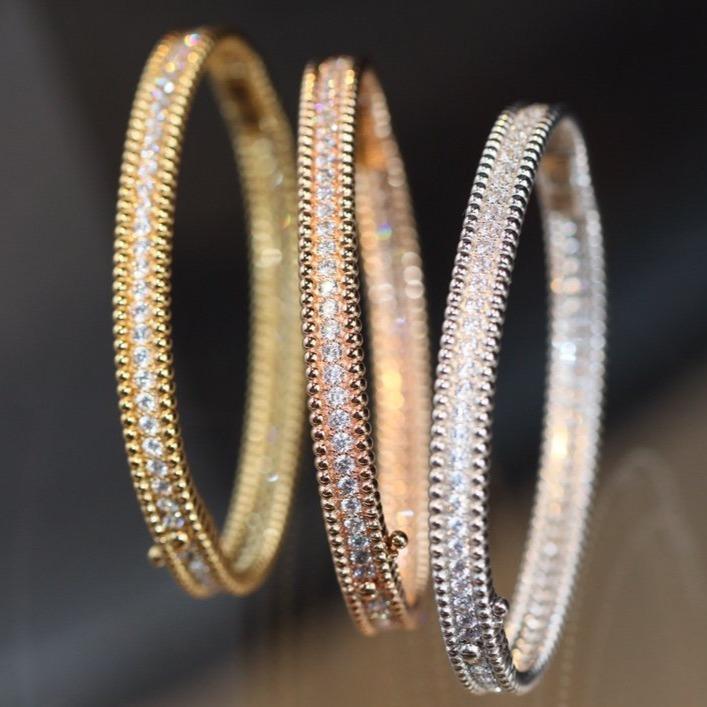 [✨Rose💎]BRACELET PERLEE DIAMANTS 1 RANG 