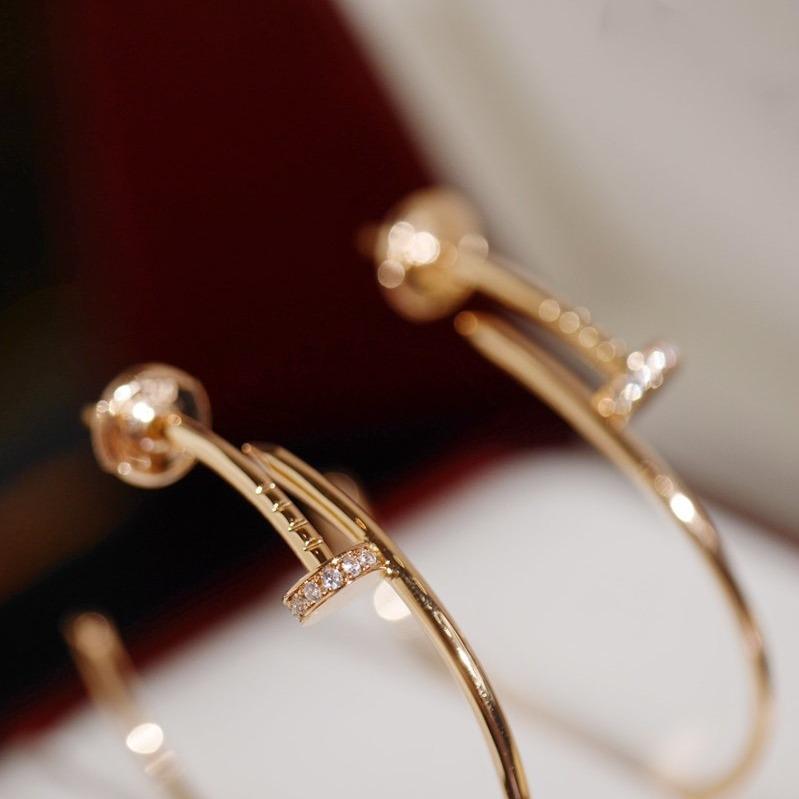 [✨Rose💎]Boucles d'oreilles JUSTE DIAMANTS 1,8 MM 