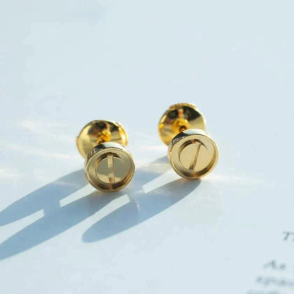[✨Rose💎]BOUCLES D'OREILLES AMOUR OR 10MM