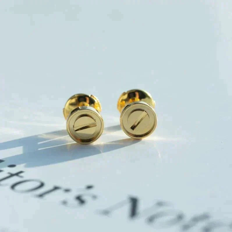 [✨Rose💎]BOUCLES D'OREILLES AMOUR OR 10MM