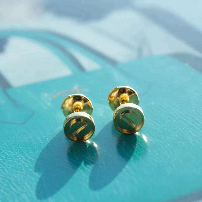 [✨Rose💎]BOUCLES D'OREILLES AMOUR OR 10MM