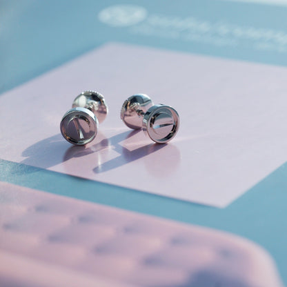 [✨Rose💎] BOUCLES D'OREILLES AMOUR ARGENT 10MM