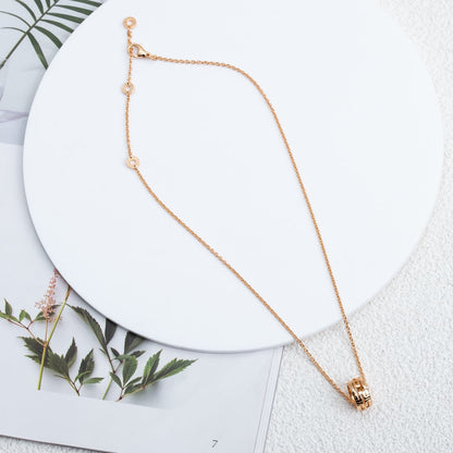 [✨Rose💎]COLLIER PARENTESI OR ROSE