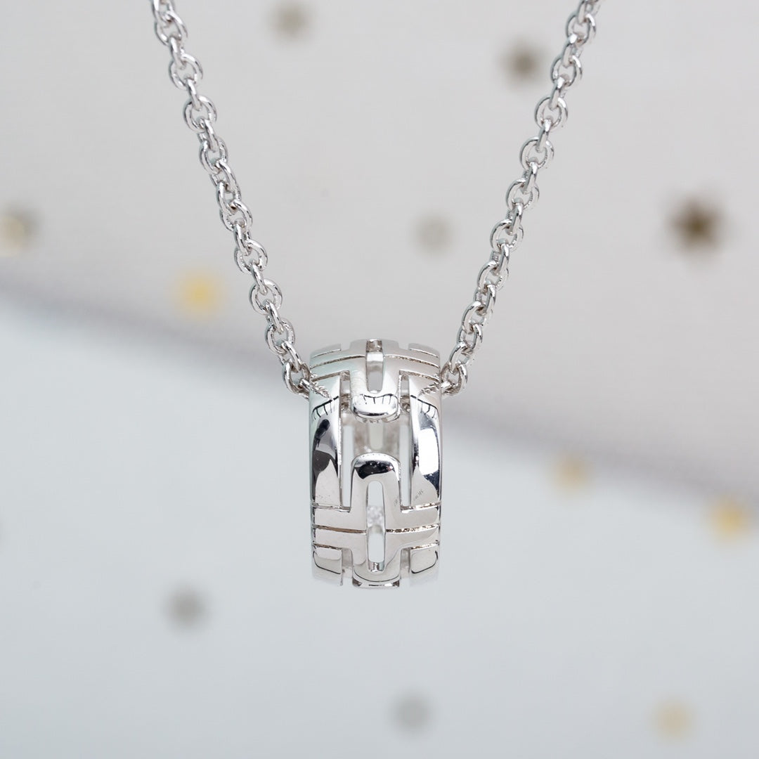 [✨Rose💎]COLLIER PARENTESI ARGENT