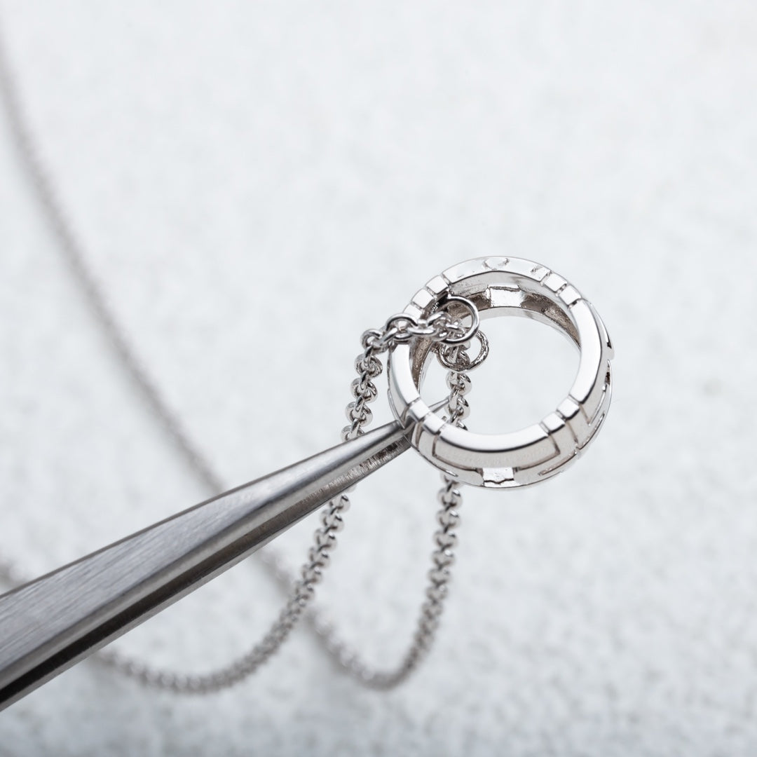 [✨Rose💎]COLLIER PARENTESI ARGENT
