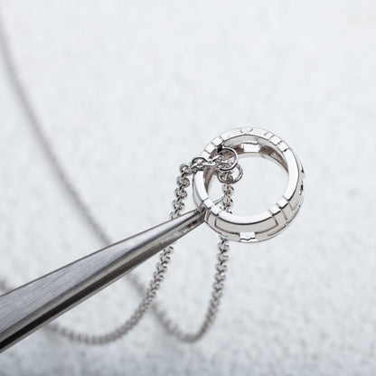 [✨Rose💎]COLLIER PARENTESI ARGENT