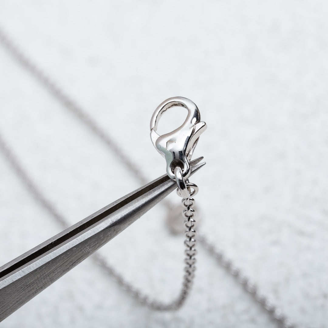 [✨Rose💎]COLLIER PARENTESI ARGENT