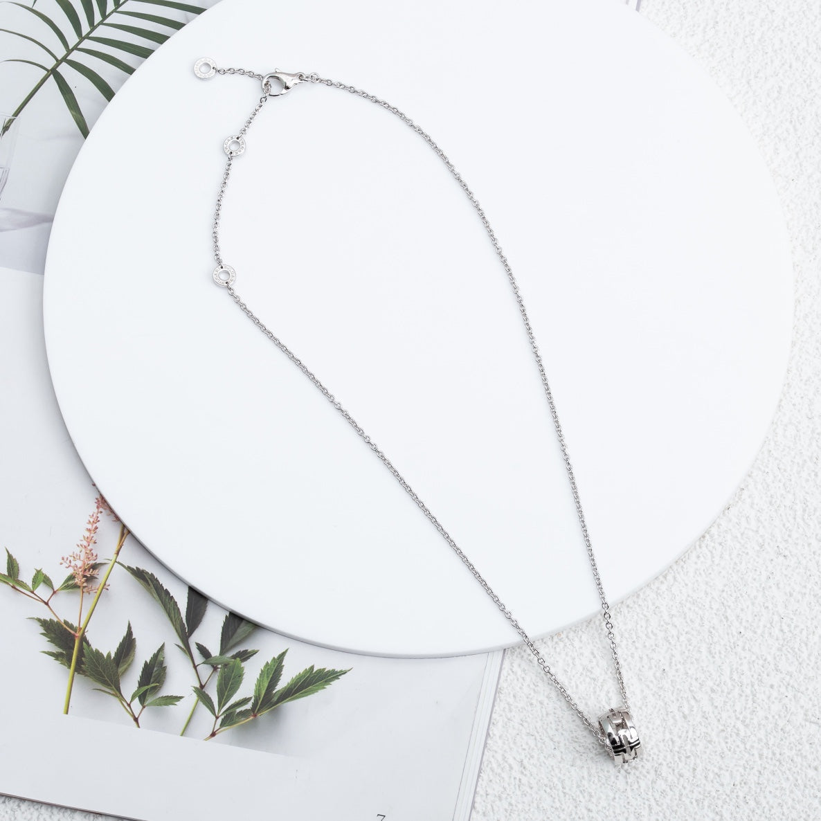 [✨Rose💎]COLLIER PARENTESI ARGENT