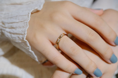 [✨Rose💎]BAGUE D'AMOUR DIAMANT 2,65 MM 