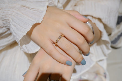 [✨Rose💎]BAGUE D'AMOUR DIAMANT 2,65 MM 