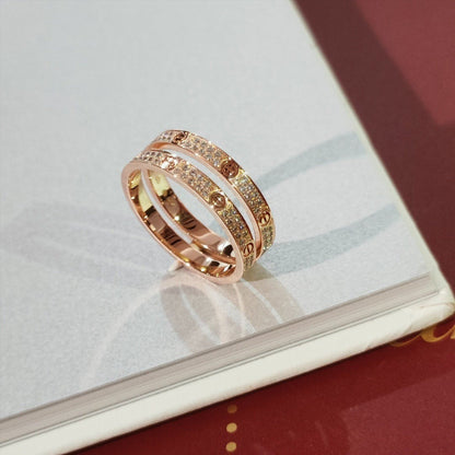 [✨Rose💎]BAGUE D'AMOUR DIAMANT 2,65 MM 