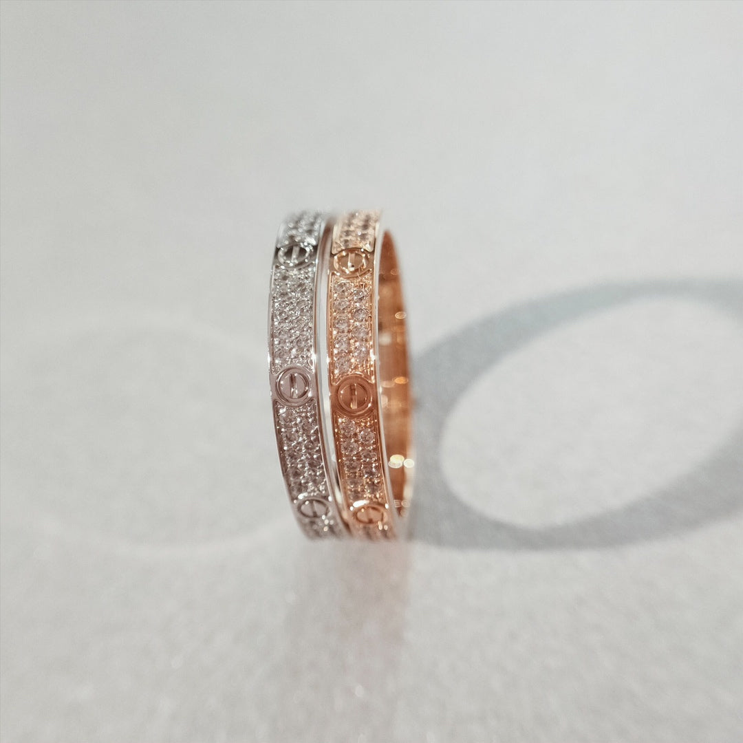 [✨Rose💎]BAGUE D'AMOUR DIAMANT 2,65 MM 