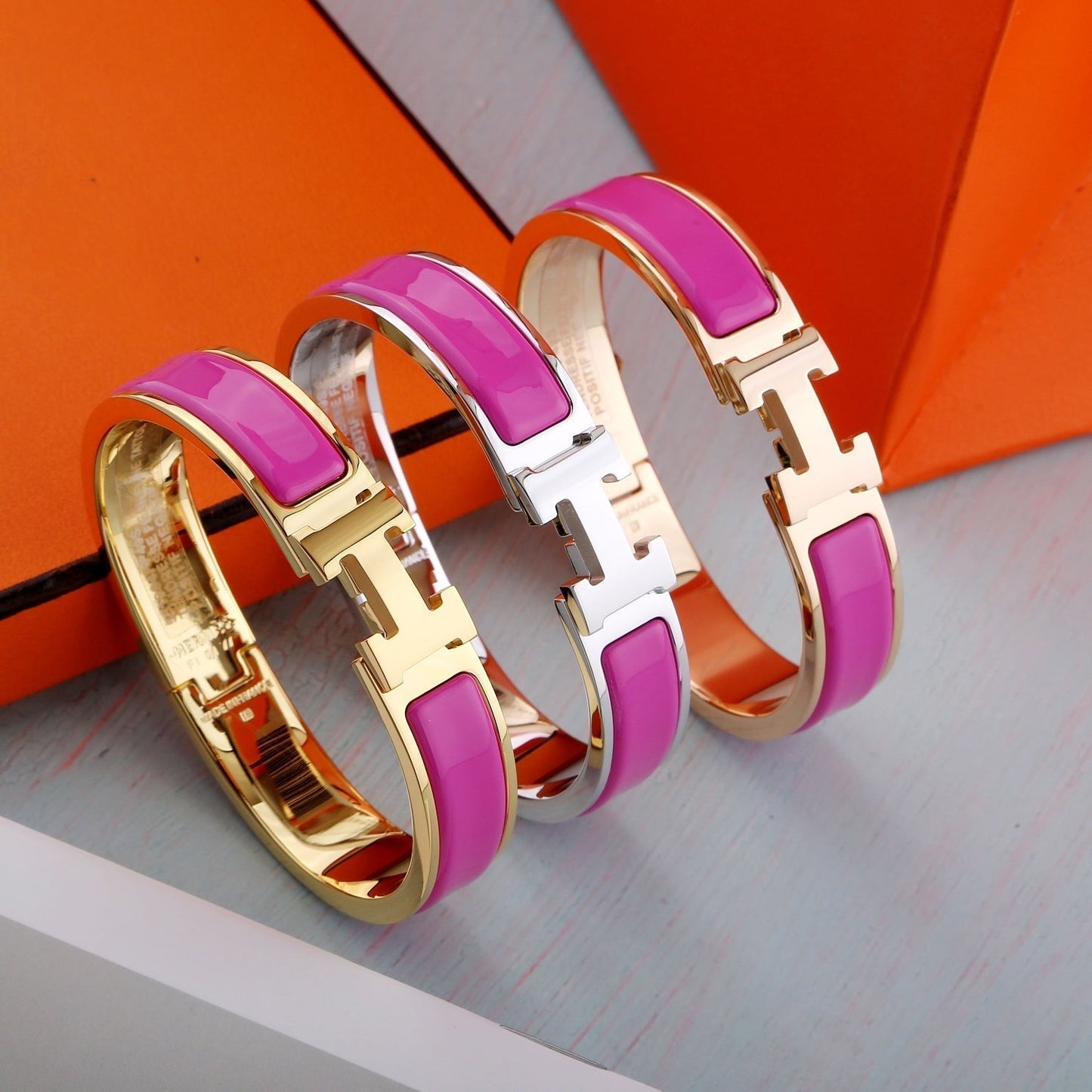 [✨Rose💎]H BRACELET VIOLET 