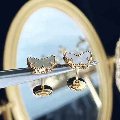 [✨Rose💎] CLOUS D'OREILLES PAPILLON DOUX