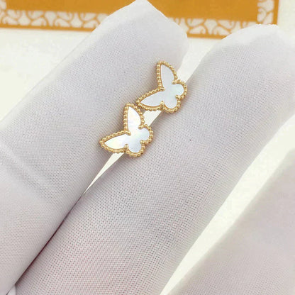 [✨Rose💎] CLOUS D'OREILLES PAPILLON DOUX