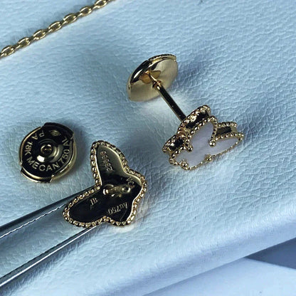 [✨Rose💎] CLOUS D'OREILLES PAPILLON DOUX