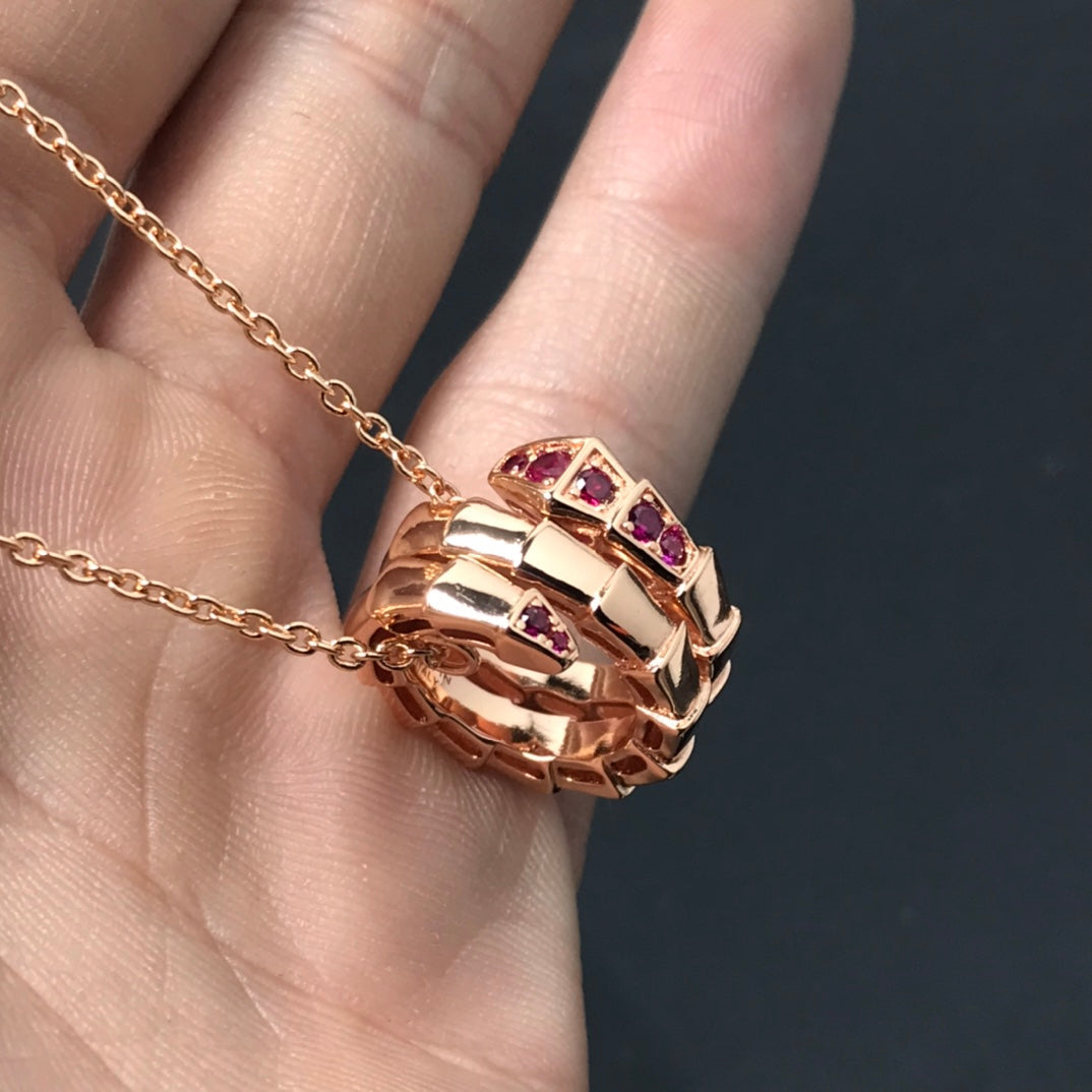 [✨Rose💎]COLLIER SERPENTI PÉDANT