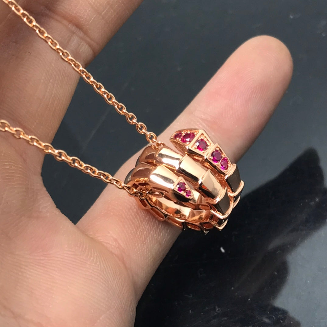 [✨Rose💎]COLLIER SERPENTI PÉDANT
