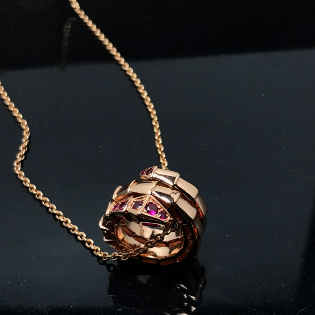 [✨Rose💎]COLLIER SERPENTI PÉDANT