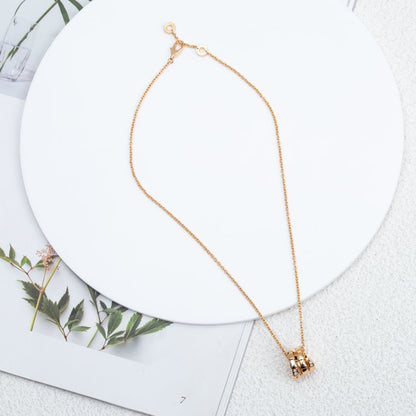 [✨Rose💎] COLLIER SERPENTI EN OR ROSE ET DIAMANT