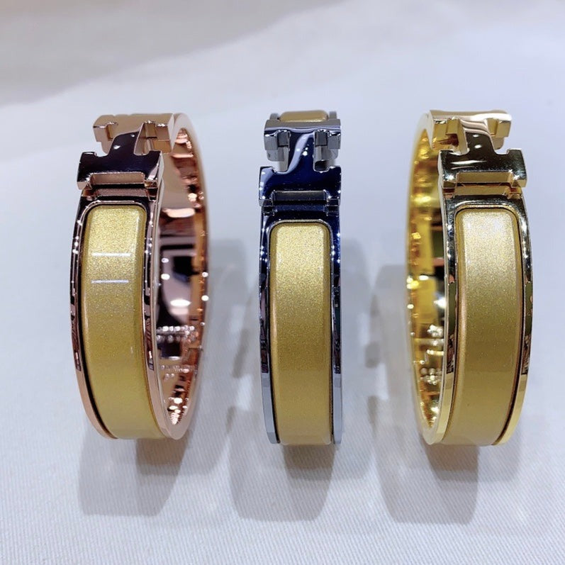 [✨Rose💎]H BRACELET CHAMPAGNE