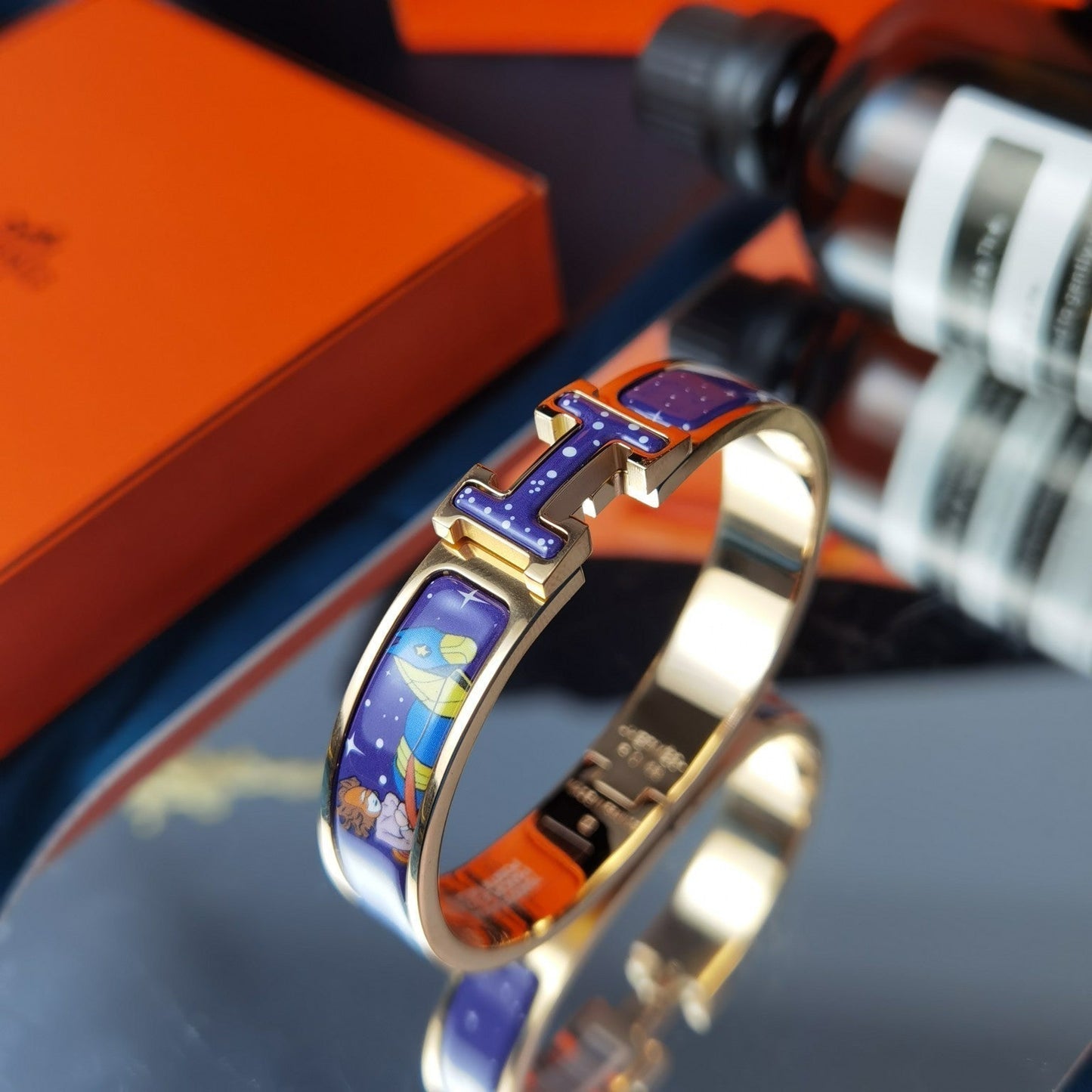 [✨Rose💎] BRACELET ÉTOILE ET LUNE H 12MM