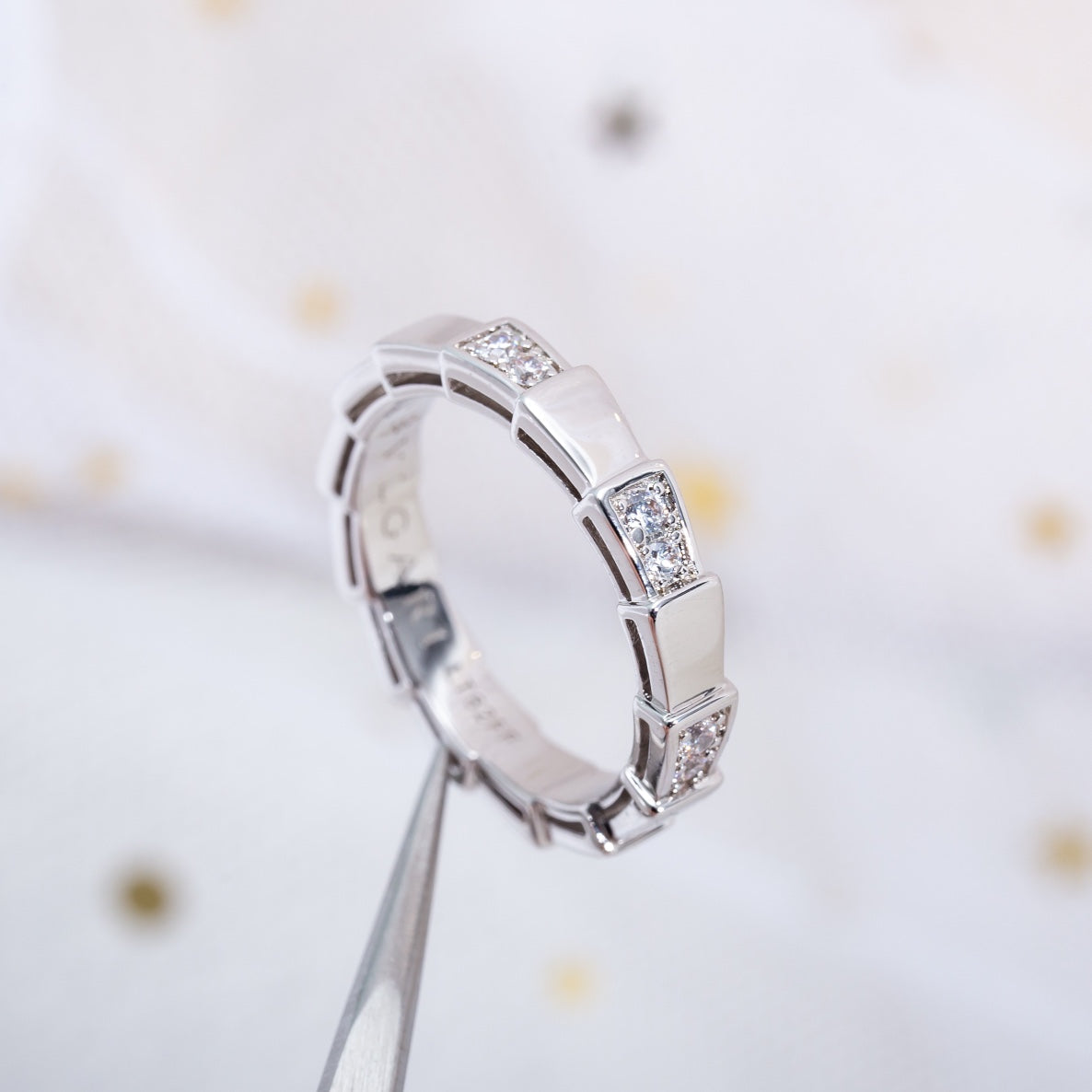 [✨Rose💎]BAGUE SERPENTI ARGENT 3MM