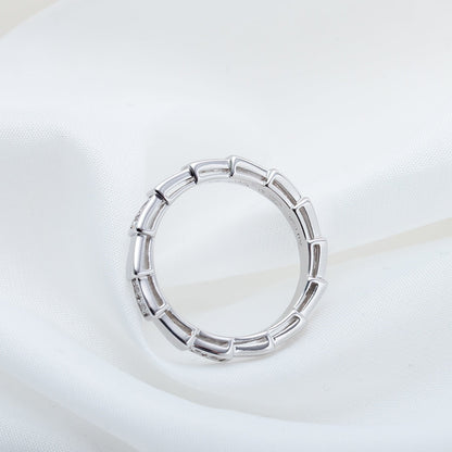 [✨Rose💎]BAGUE SERPENTI ARGENT 3MM