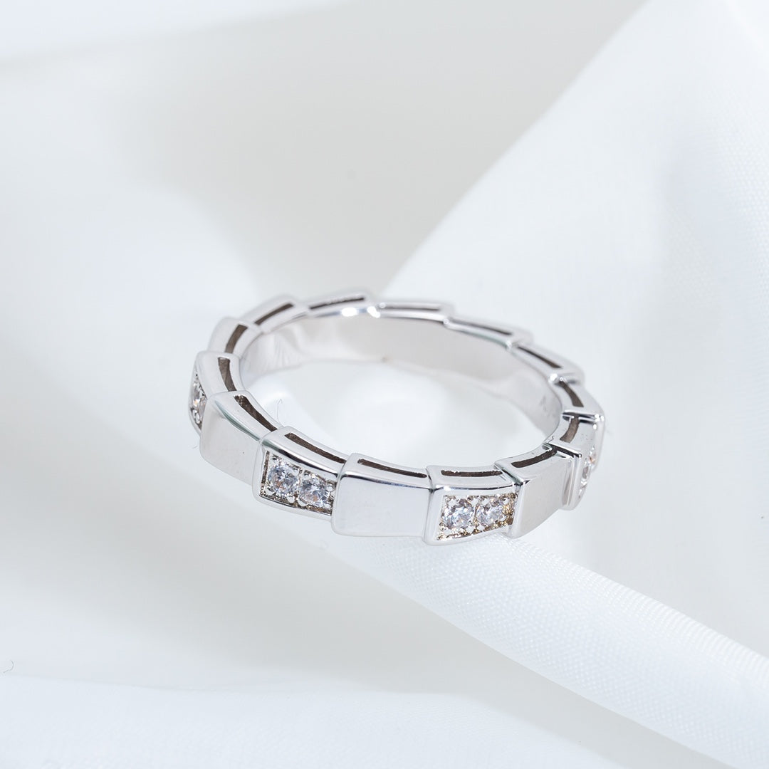[✨Rose💎]BAGUE SERPENTI ARGENT 3MM