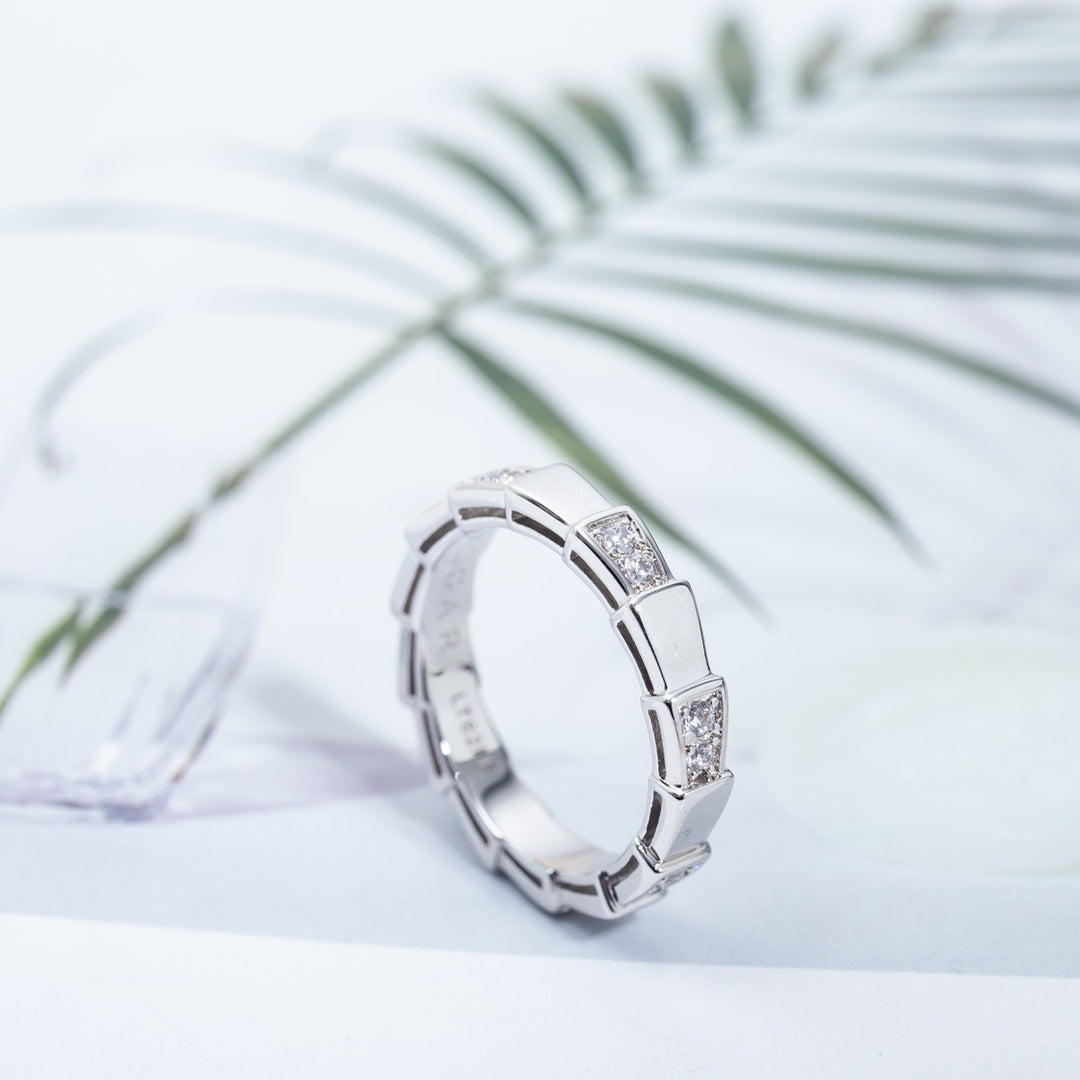[✨Rose💎]BAGUE SERPENTI ARGENT 3MM