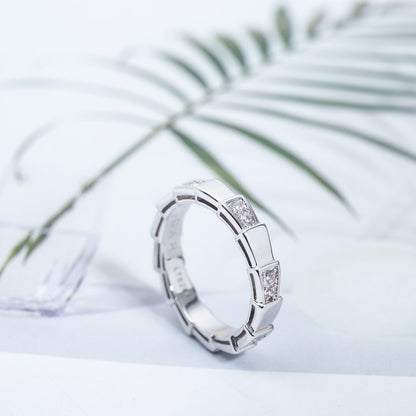 [✨Rose💎]BAGUE SERPENTI ARGENT 3MM