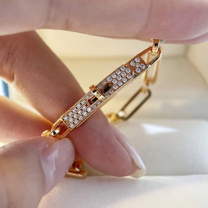 [✨Rose💎]BRACELET CHAINE PETIT MODÈLE DIAMANT