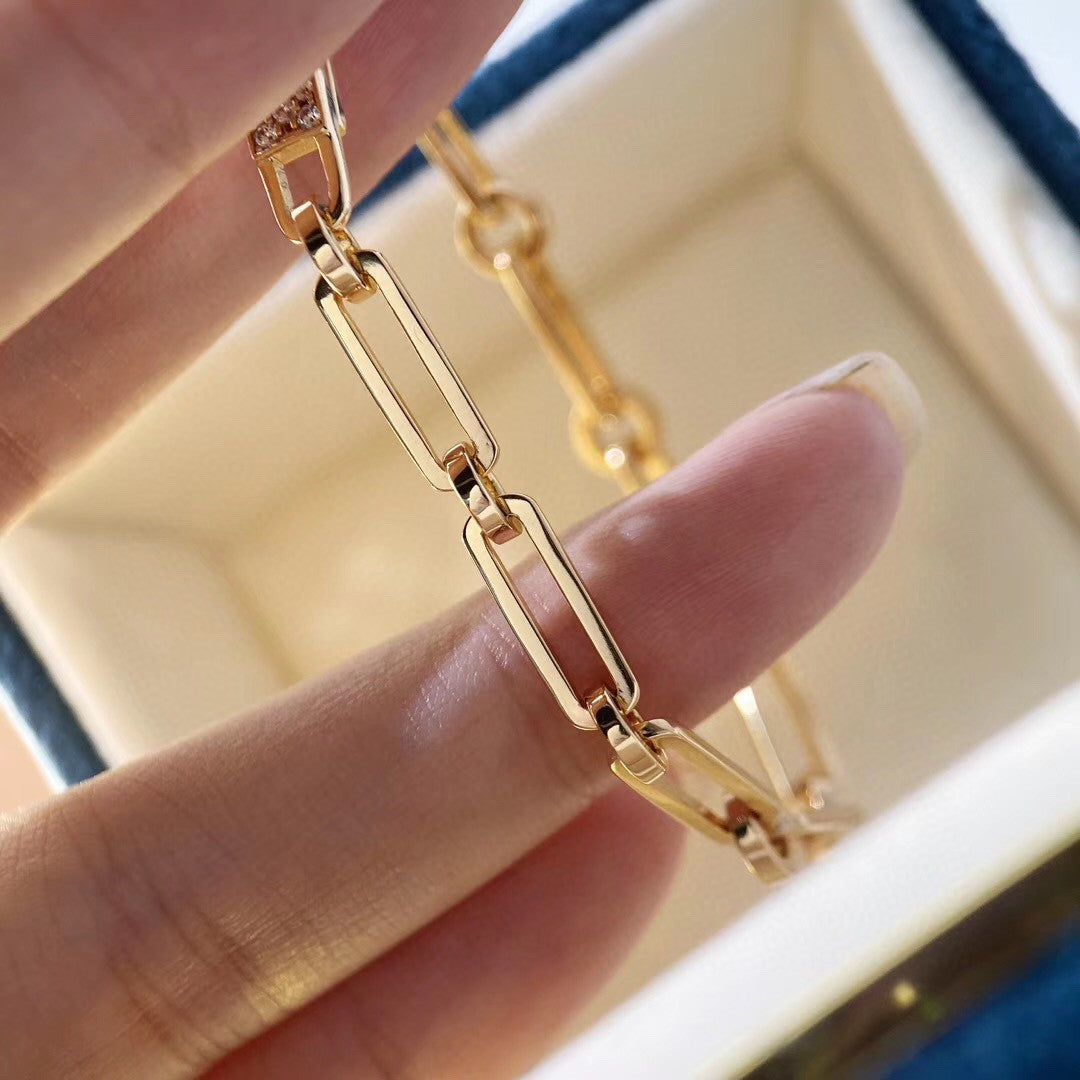 [✨Rose💎]BRACELET CHAINE PETIT MODÈLE DIAMANT