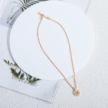 [✨Rose💎] COLLIER GARI OR ROSE DIAMANT
